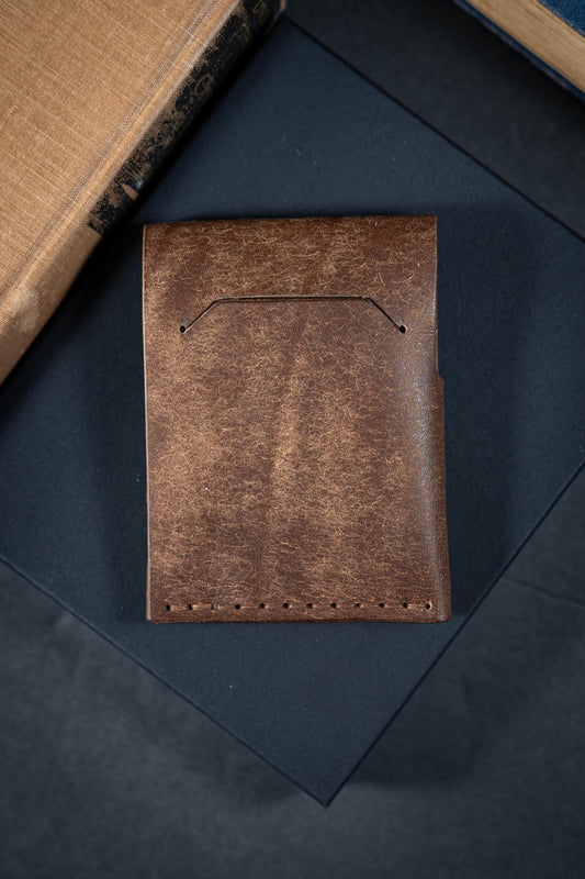 The Classic Tuck – One-Piece Leather Wallet