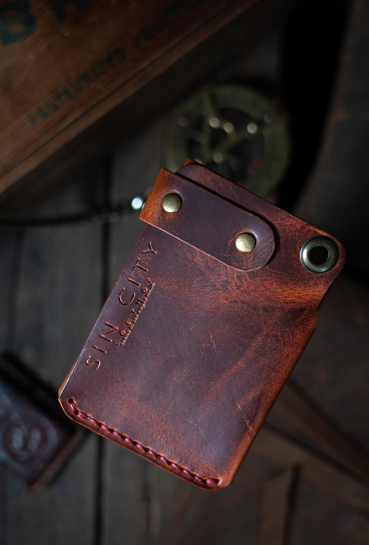 The Ares – Slim Leather Coin Wallet