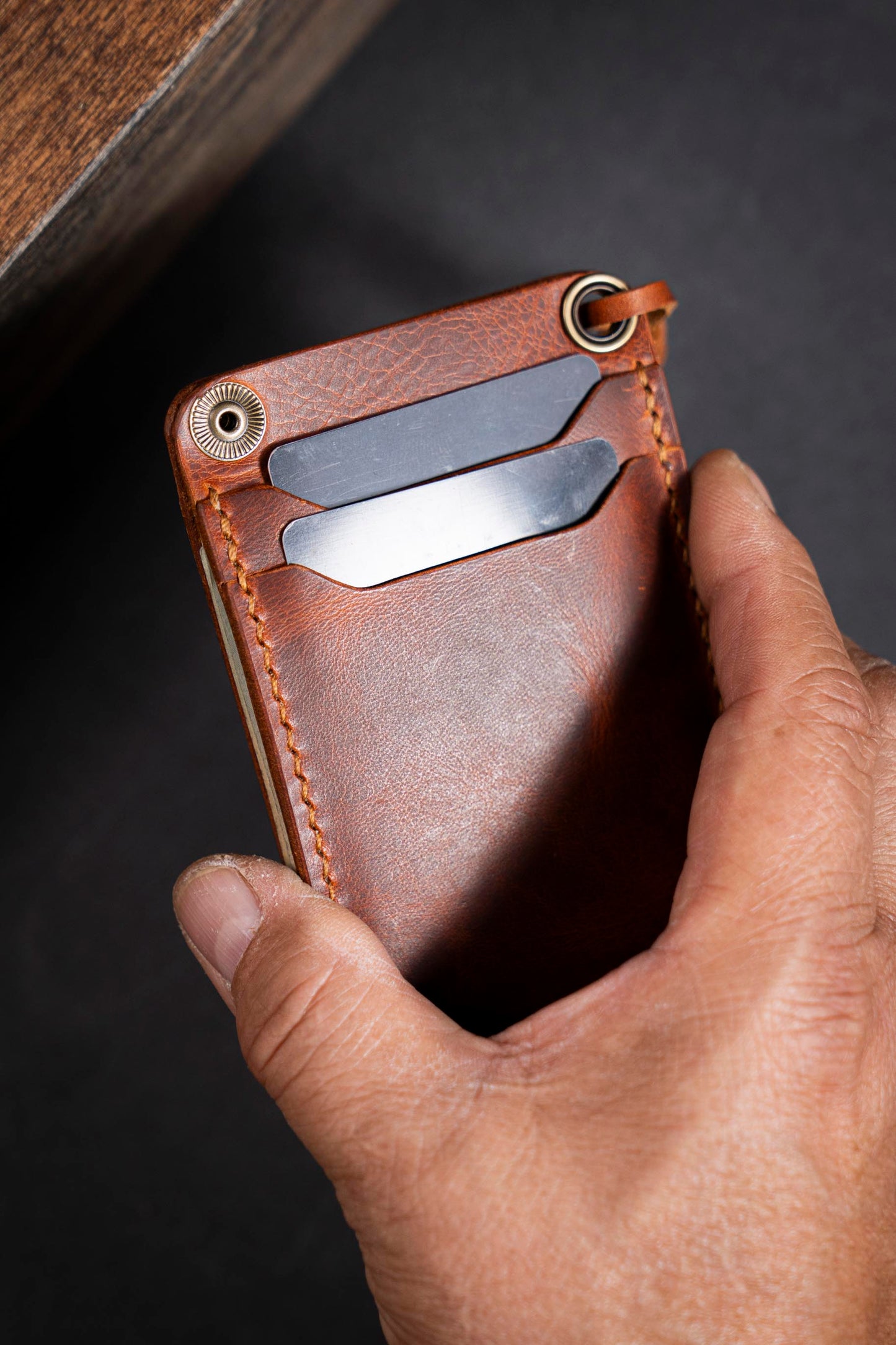 The Luxor Handmade Minimalist Leather Wallet