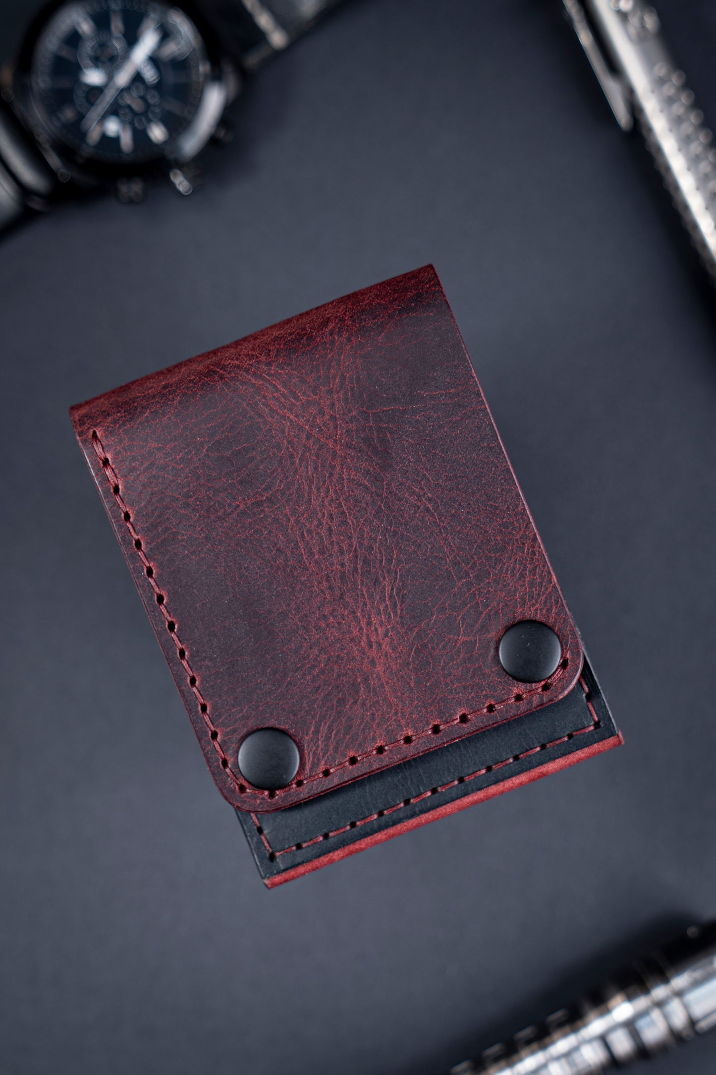 The Titan – Full-Grain Bifold Leather Wallet