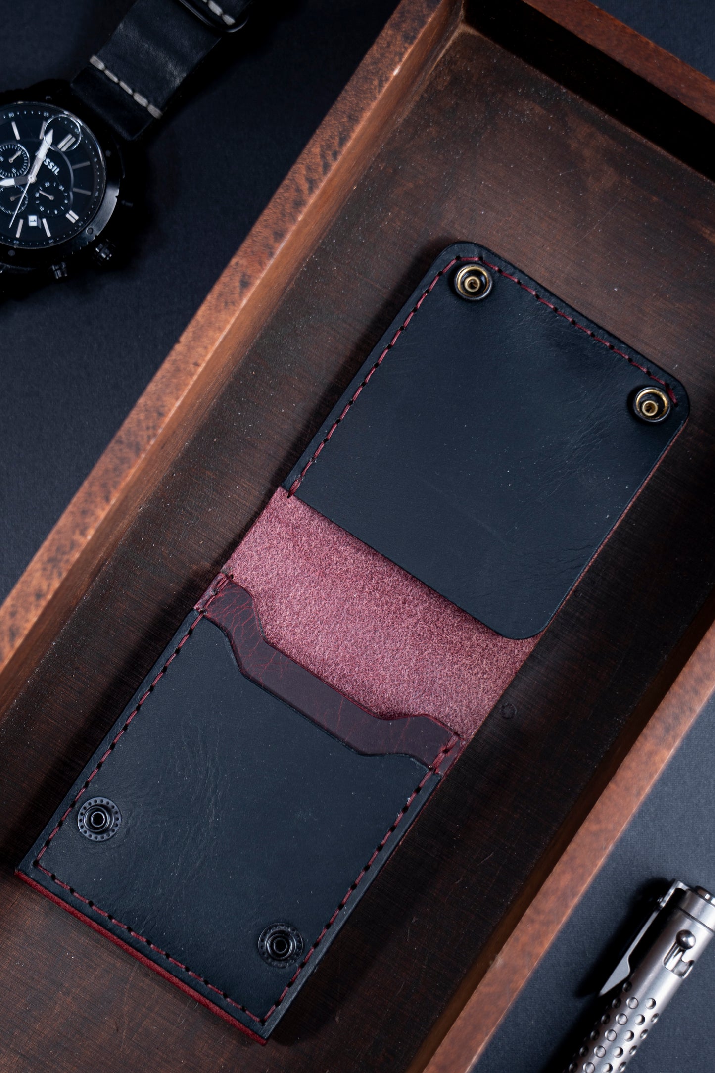 The Titan – Full-Grain Bifold Leather Wallet
