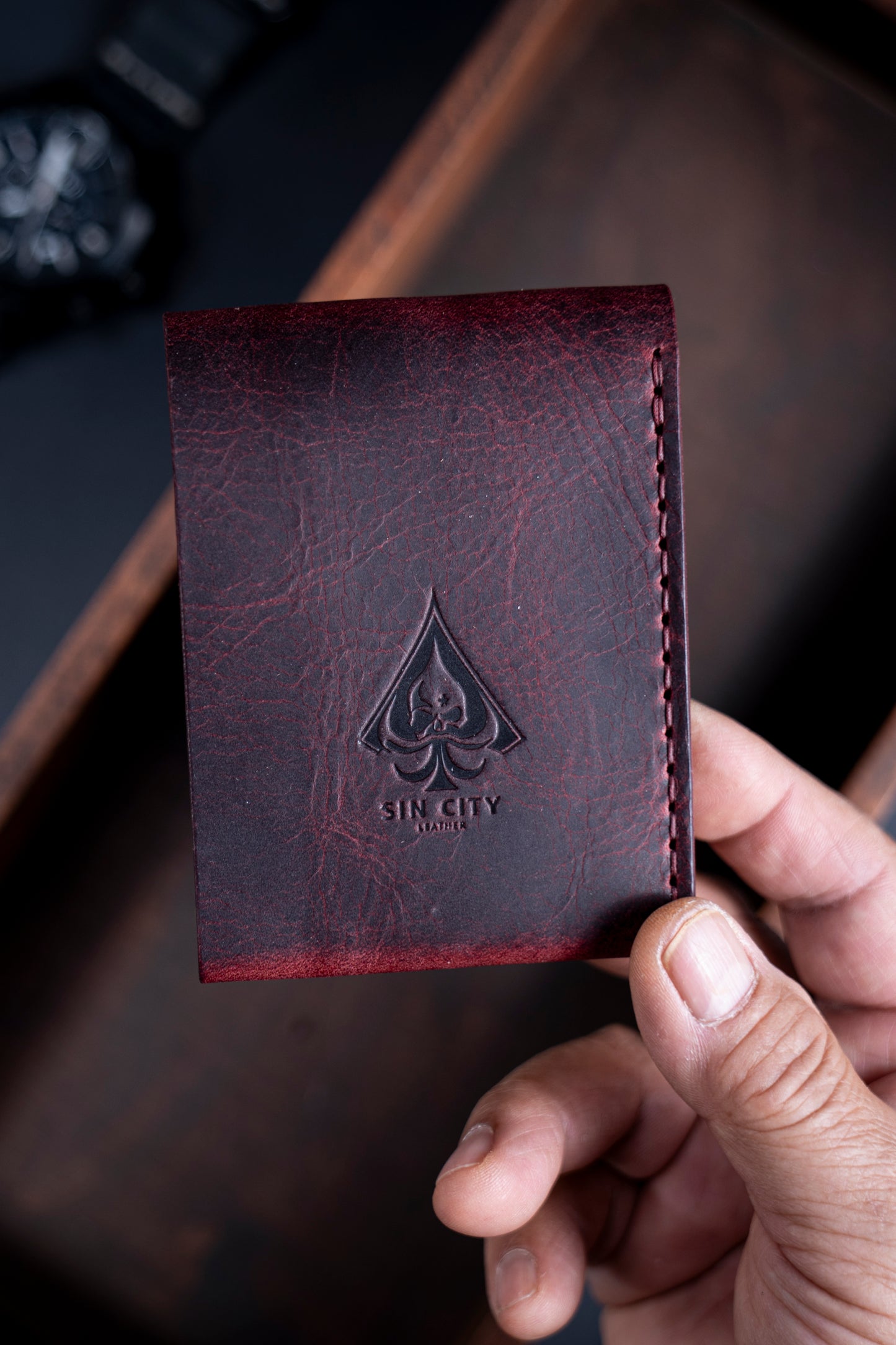 The Titan – Full-Grain Bifold Leather Wallet