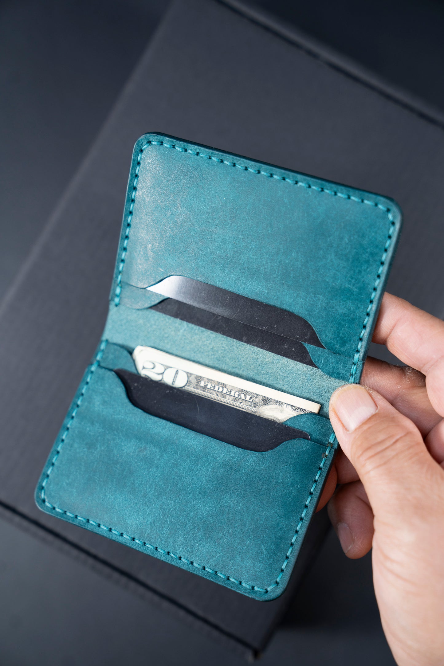 The Rad Handmade Leather Bifold Wallet