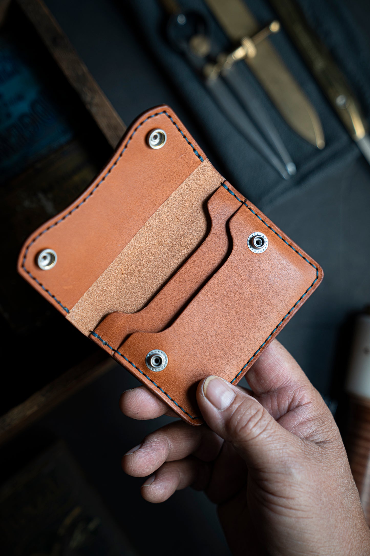 The Gotham. Full Grain Leather Wallet