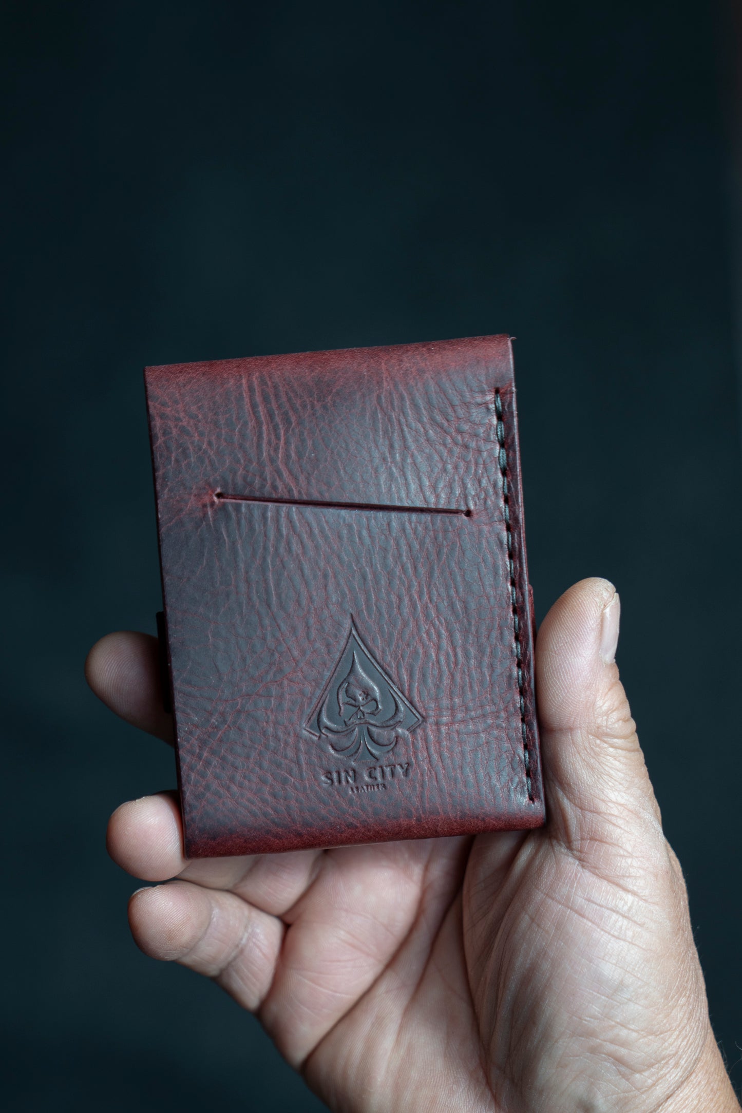 The Titan   Handmade Leather Bifold Wallet