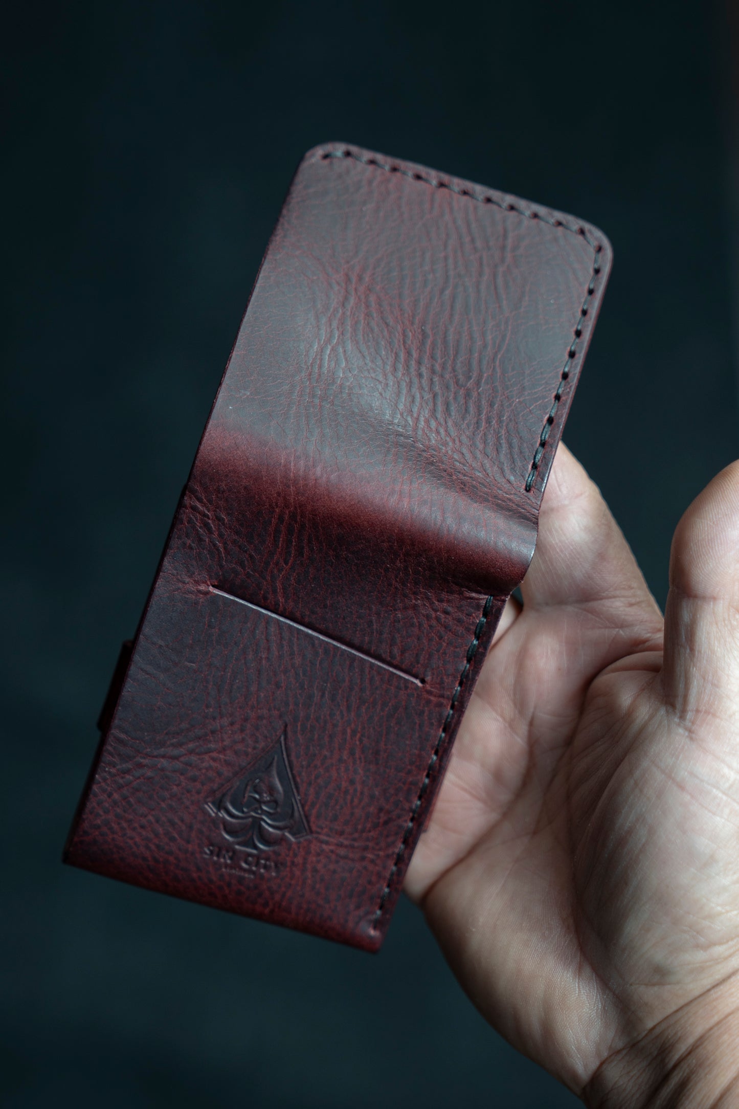 The Titan   Handmade Leather Bifold Wallet