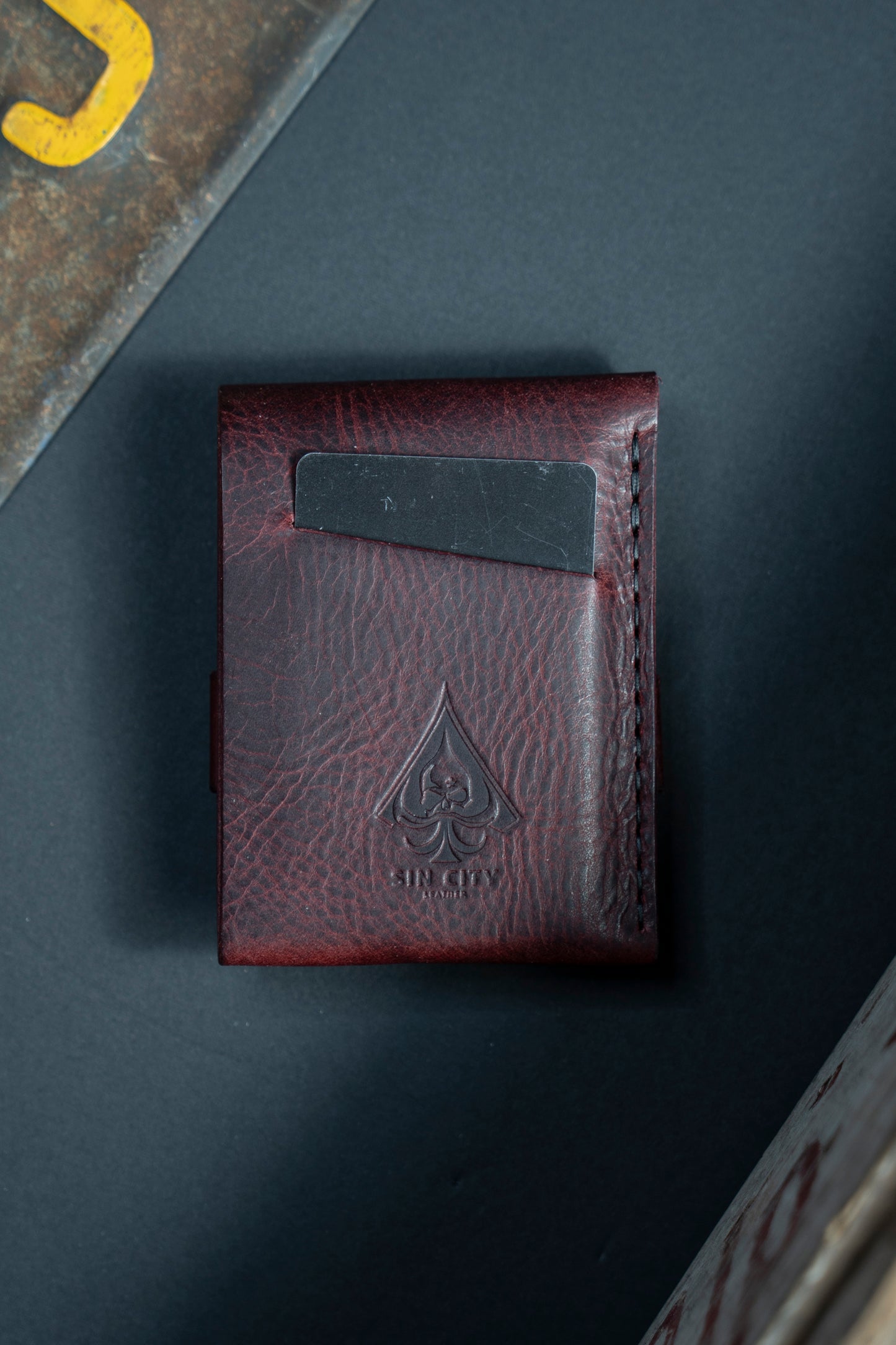 The Titan   Handmade Leather Bifold Wallet