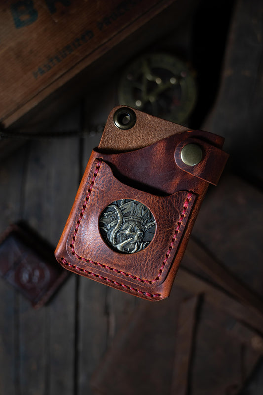 The Ares – Slim Leather Coin Wallet