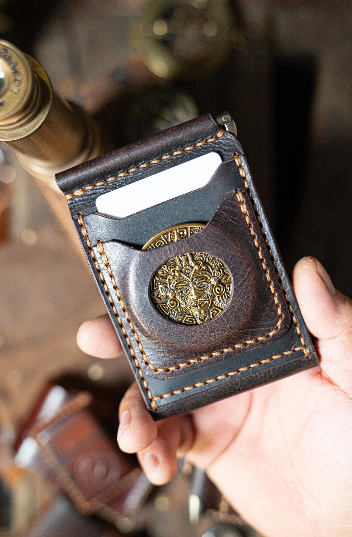 The Atticus – Money Clip Wallet (Coin Holder Edition)