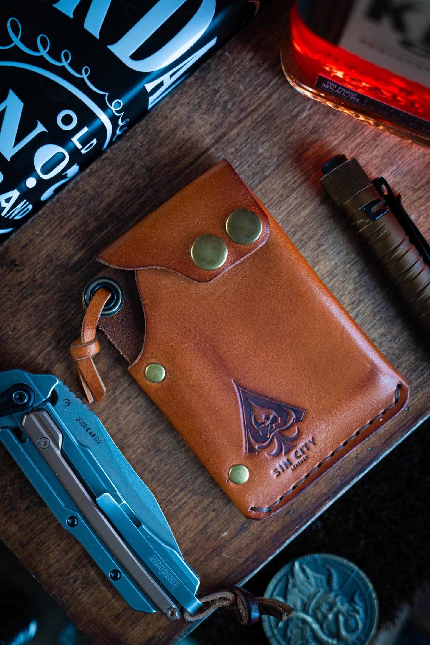 The Nexus v2 – Vertical Leather Wallet